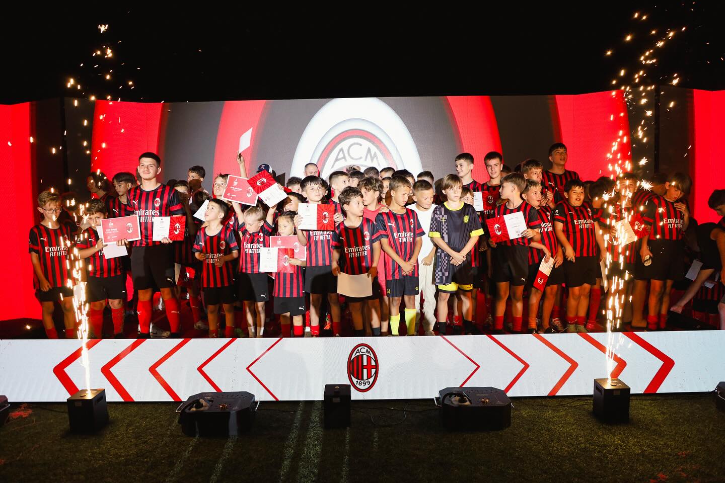 At AC Milan Junior Camp Prishtina